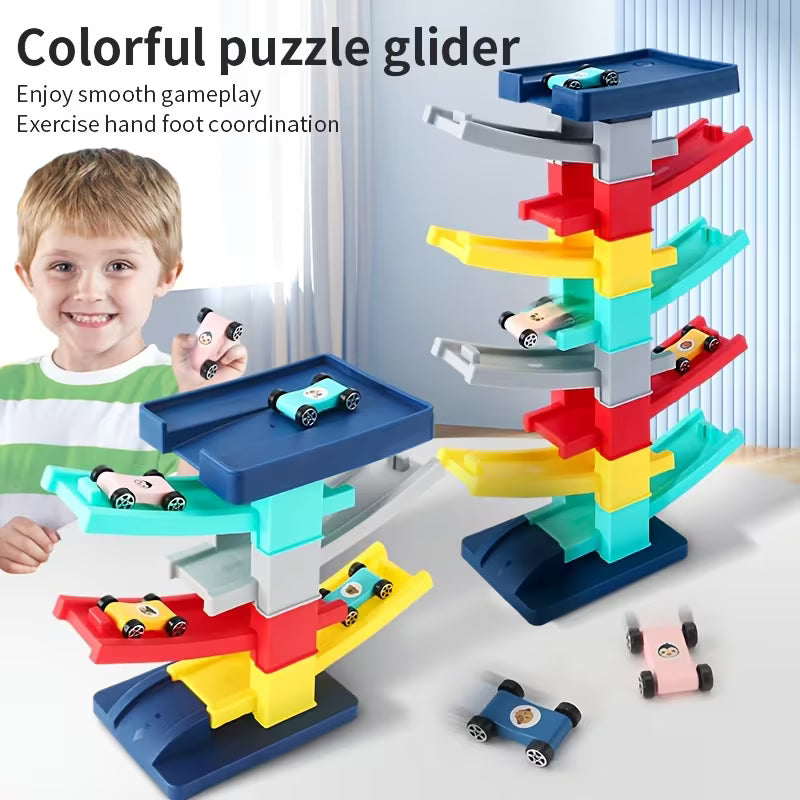 7-Layer Ramp Race Car Set
