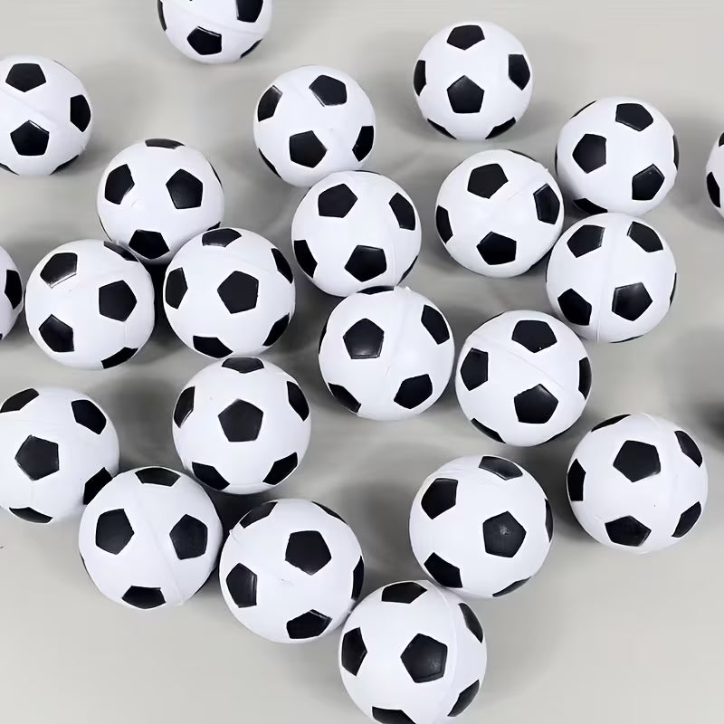6 Pack Mini Soccer Stress Balls Foam