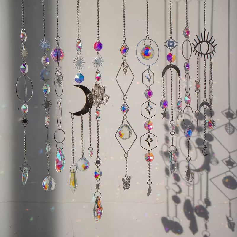 Sun Catchers - 10pcs Crystal Suncatcher Prism Set