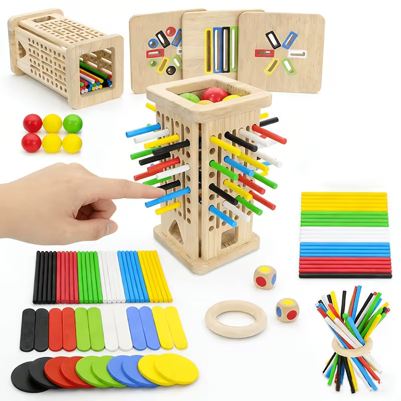 5-In-1 Wooden Stick