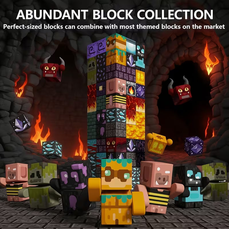 Creative Magnetic Building Blocks Cave World