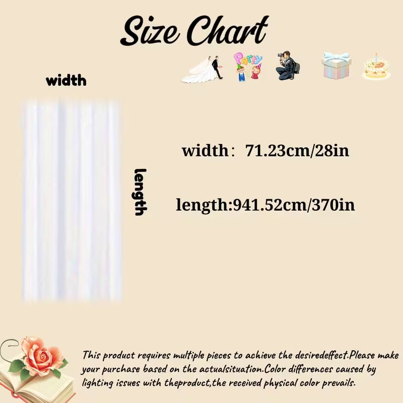 370In Black Polyester Mesh Tulle, High-Transparency Soft Translucent Sheer Drape