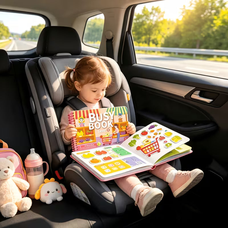 Busy Book for Kids Ages 3+