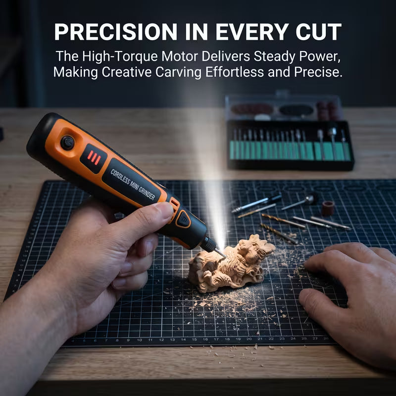 Rotary Tool, an Electric Engraving Pen with 3-speed Settings, for Grinding, Polishing, Drilling