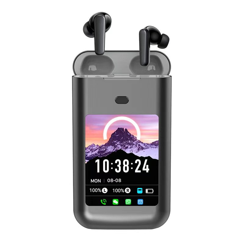 New 3-in-1 Wireless LED Touch-screen Rechargeable Multimedia Earphones Feature HiFi