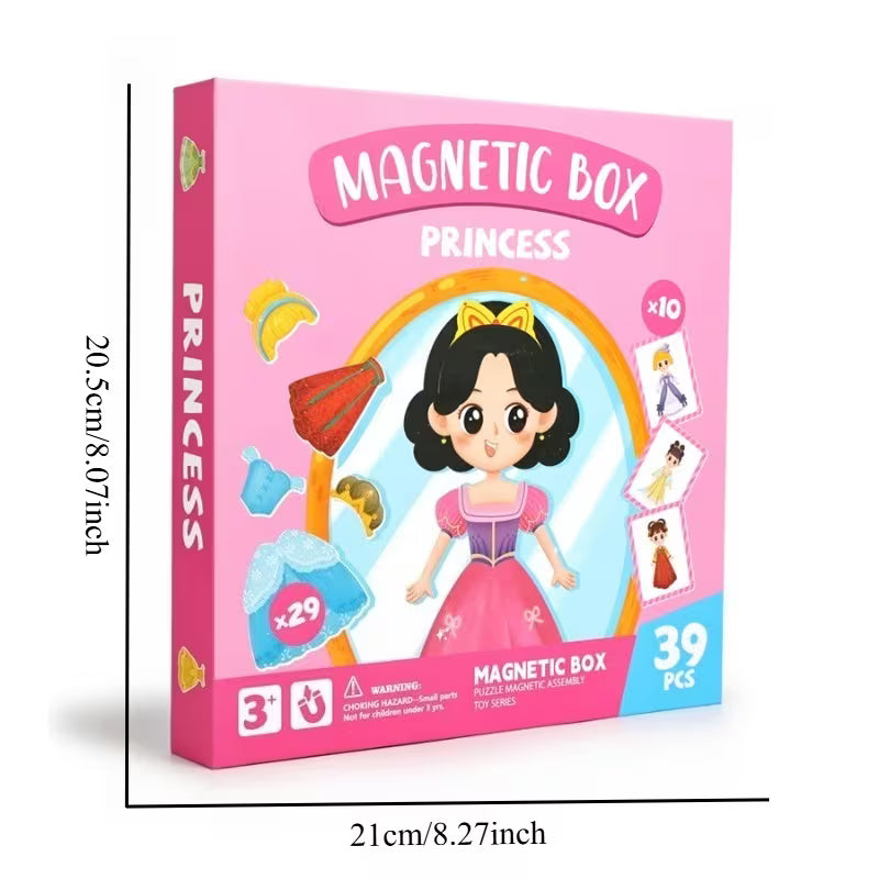Princess Transformation Stickers and Learning Book
