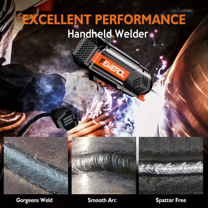 FEMEROL Welding Machine 110V Handheld Welder 120A Portable Stick Welder Hand Held Welder Machine