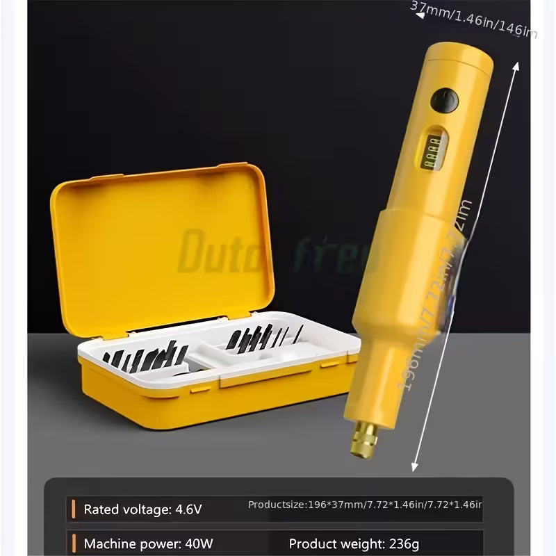 Electric Wood Chisel Carving Tool Electric Woodworking Carving Chisel Tools with 20 Blades