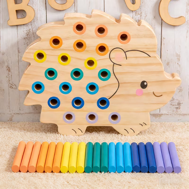 Pip the Colorful Hedgehog Wooden