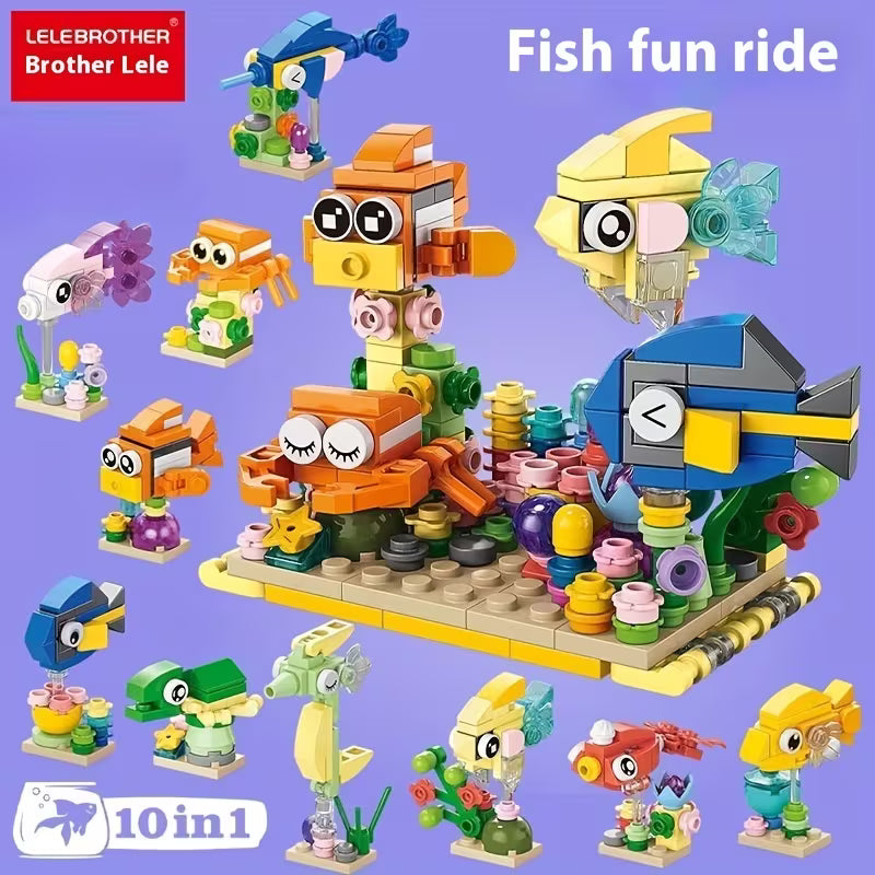 344-Piece Large Building Block Set Compatible for 10 Models or 1