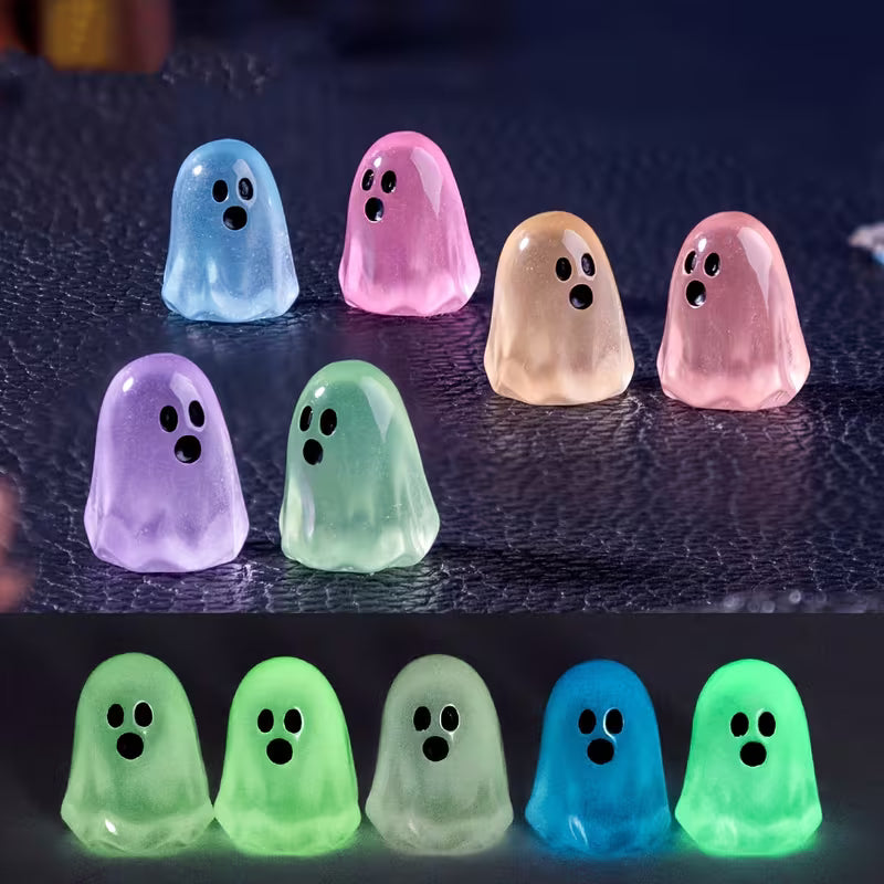 Collectible Figurines Halloween 10pcs Random Color Miniature Scenery Set, Random Color