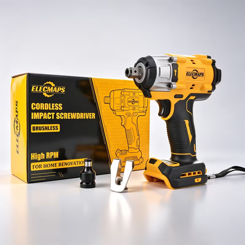 Cordless Impact Wrench, Compatible with 20V MAX Lithium-Ion Batteries, 3-Speed Adjustable