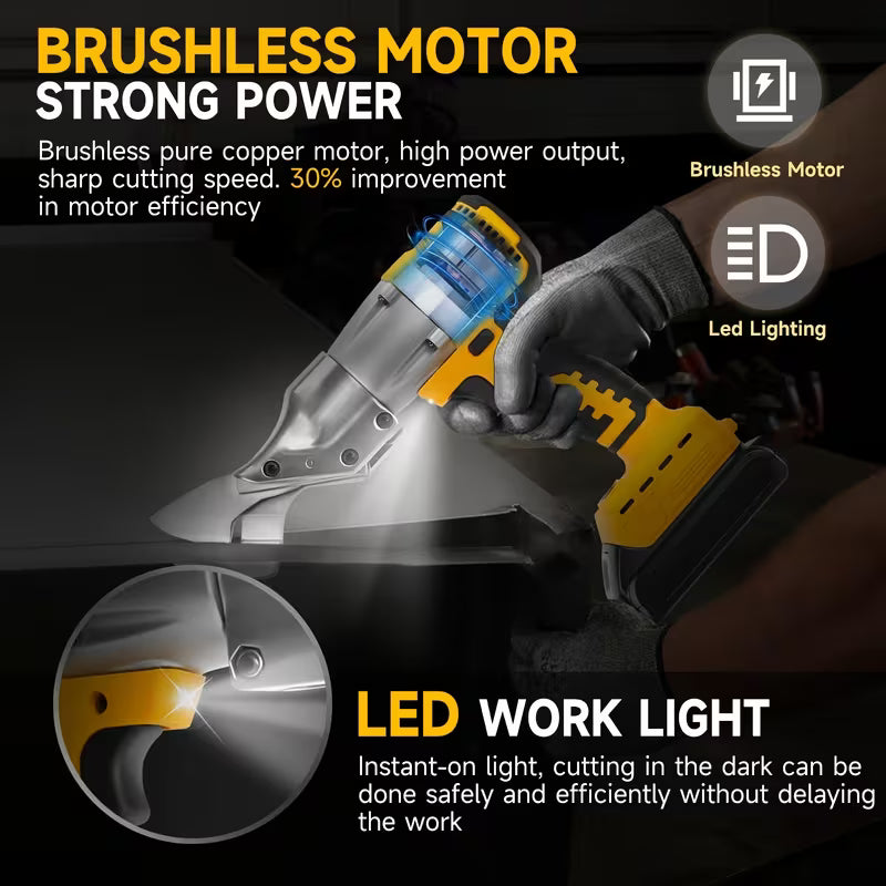 Cordless Metal Shear for Dewalt 20V Max Battery
