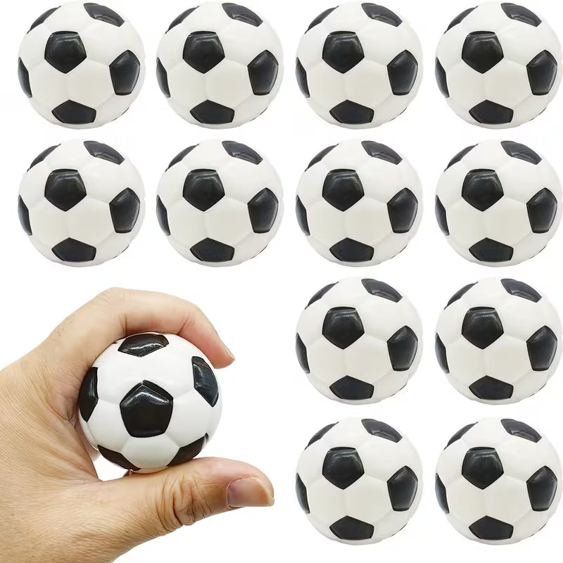 6 Pack Mini Soccer Stress Balls Foam