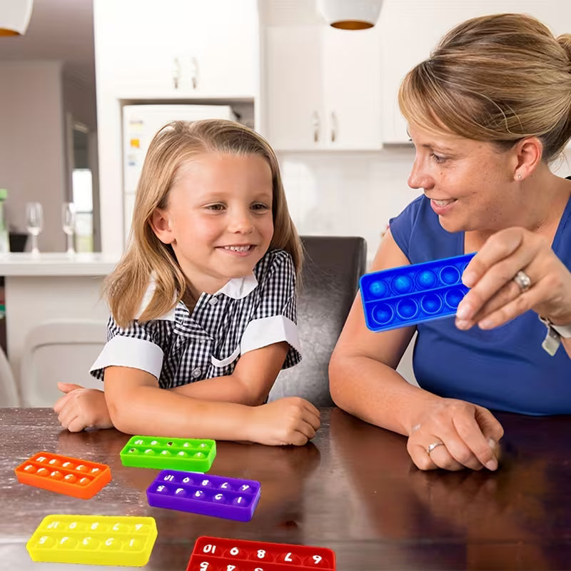 Ten Frames Math Pop Games Toy for Kids