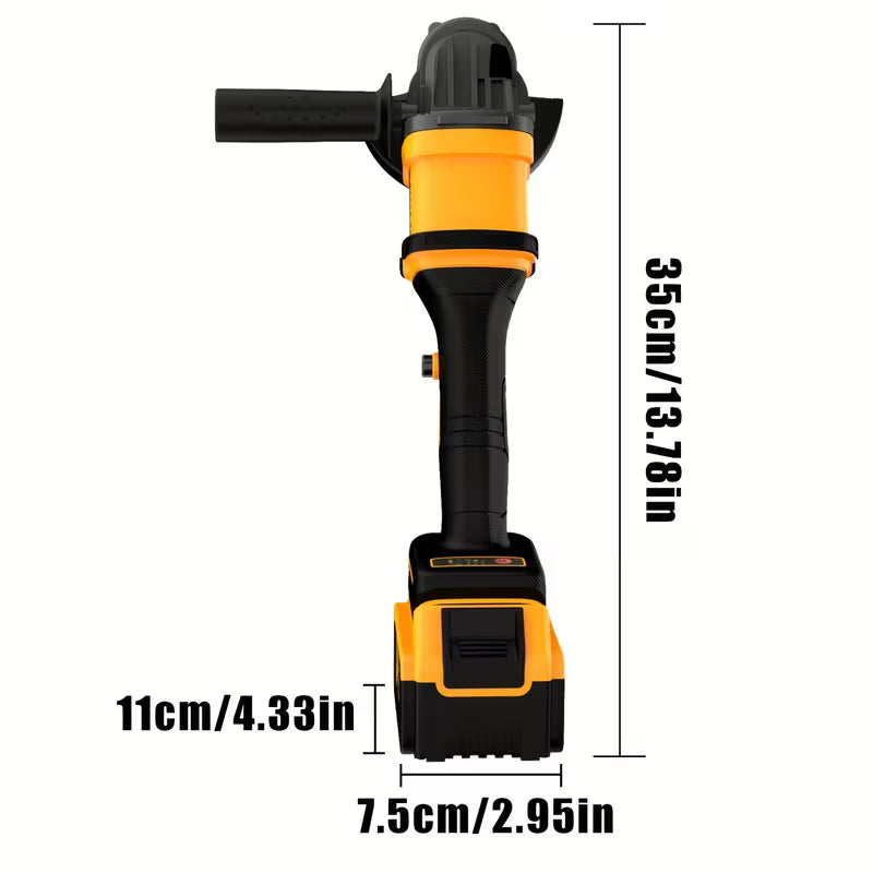 2026 Cordless Angle Grinder, Lightweight Handheld Power Tool, Ergonomic Grip