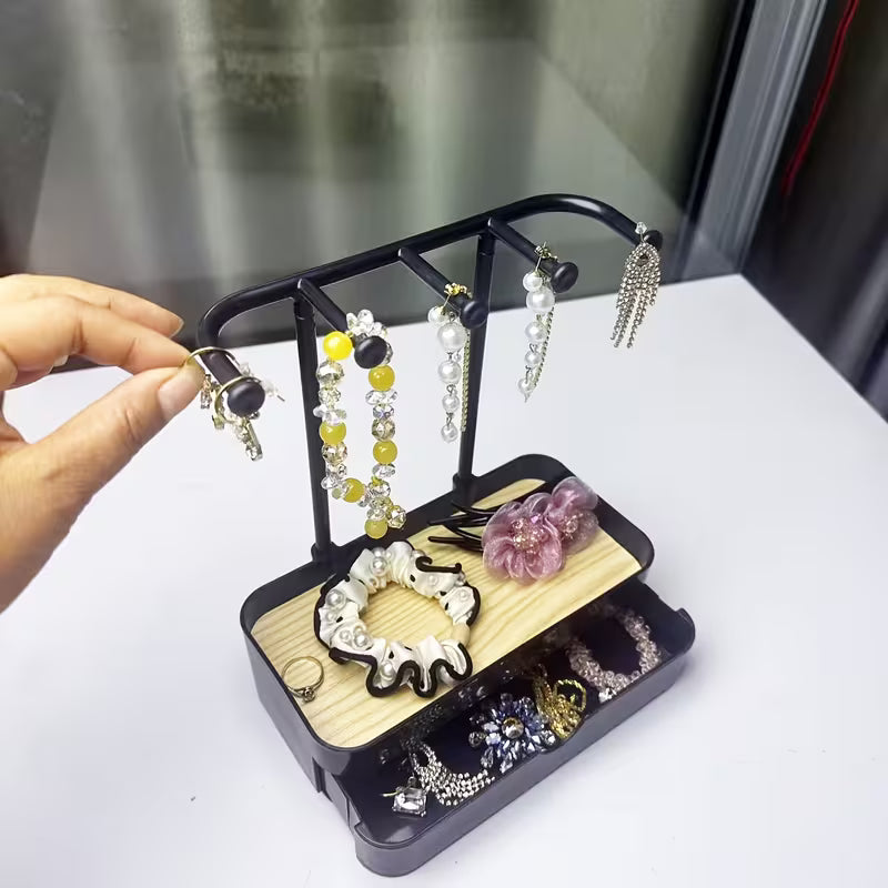 Multi-Color Vanity Multifunctional Jewelry Stand, Jewelry Box, Necklace