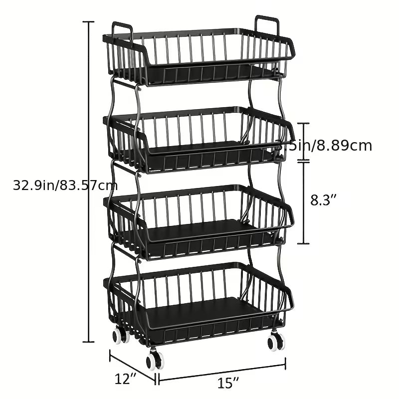 Fruit Vegetable Basket, Metal