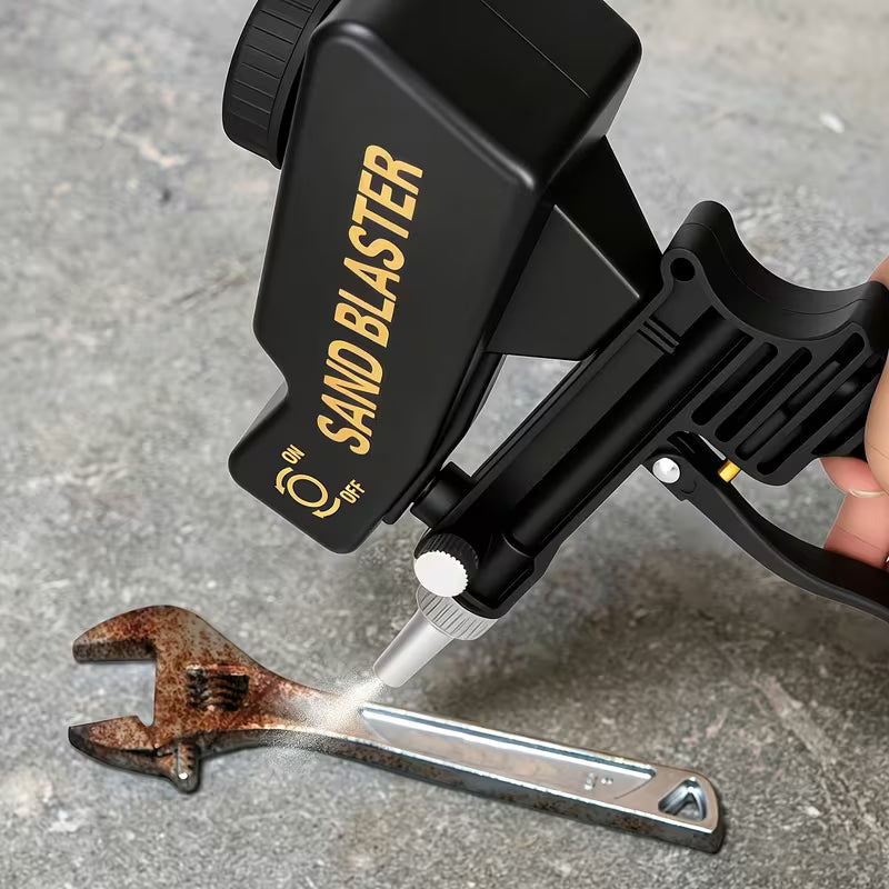 Portable Handheld Sand Blaster Gun with Ergonomic Grip