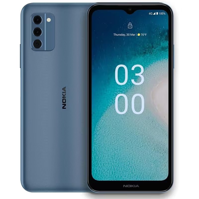 Nokia C300 TA-1515 32GB 3GB Consumer Cellular Locked Blue (Renewed), Blue
