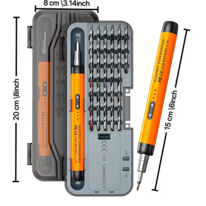 48-In-1 Multifunctional Electric Screwdriver Kit, 46 Magnetic Precision
