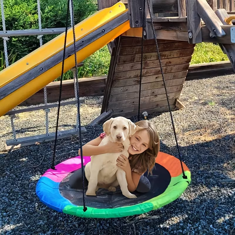 40" Outdoor Saucer Swing