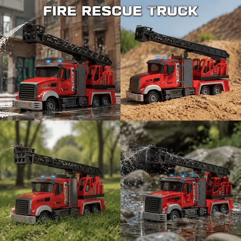 1:12 11 Channels RC Fire Truck 2.4GHz