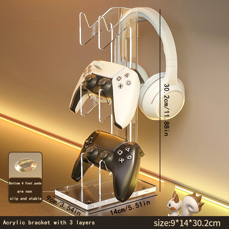 Acrylic Game Controller Stand - Desktop Display Holder, Acrylic