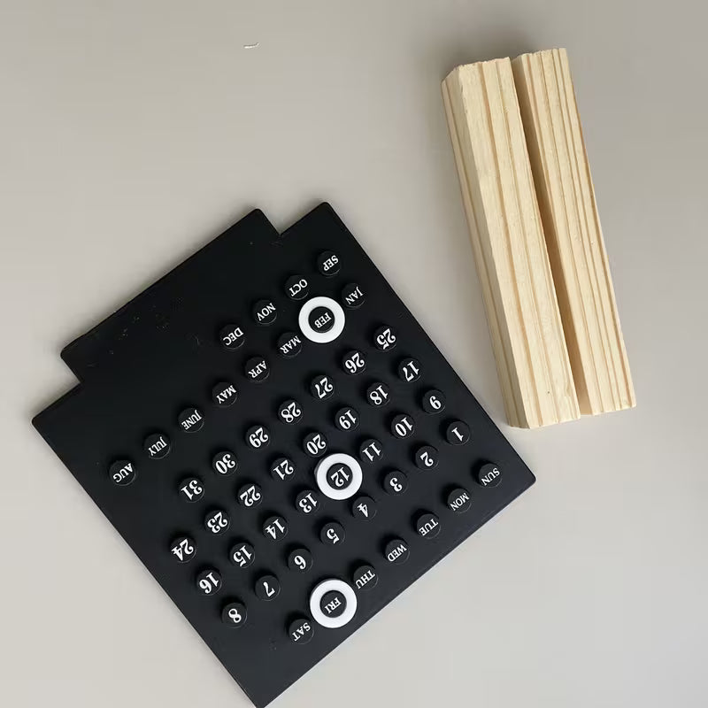 Creative Calendar Mini Desktop Calendar, Office Desktop Decoration, Holiday Decorative Calendar