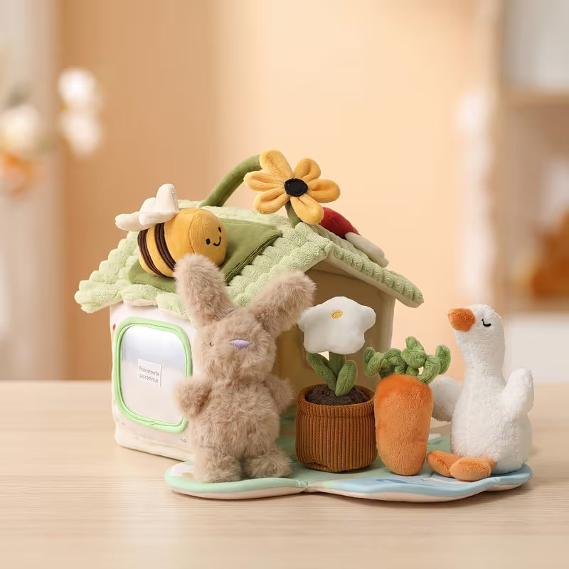 Cartoon Spring-style House-shaped Children's Stacking Toy