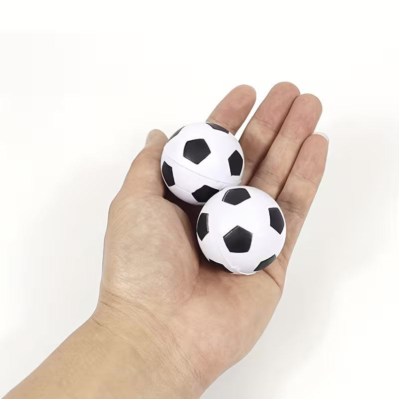 6 Pack Mini Soccer Stress Balls Foam