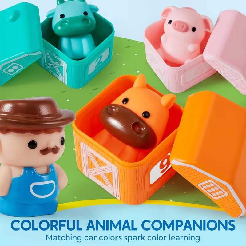 Farm Number Train Learning Toy for Toddlers