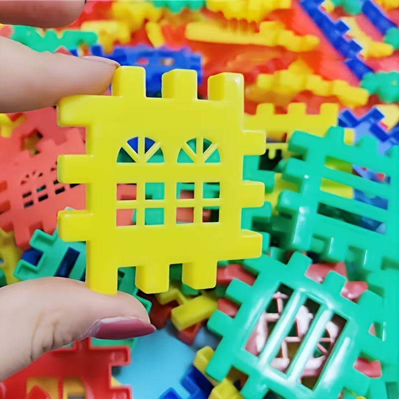 100-Piece House Assembly Building Blocks