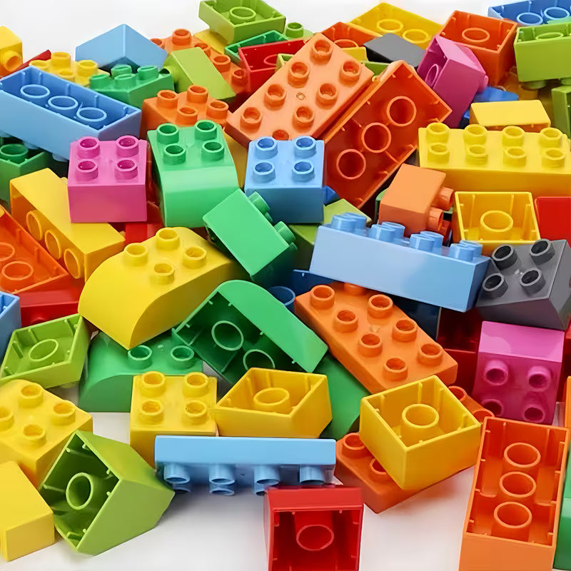500G Large Granule Bag of Puzzle Building Blocks, Fun Assembly