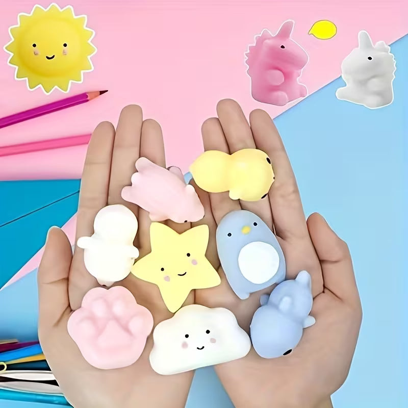 18/36-Piece Random Squishy Toys Mochi Squishy Toys Party Favors