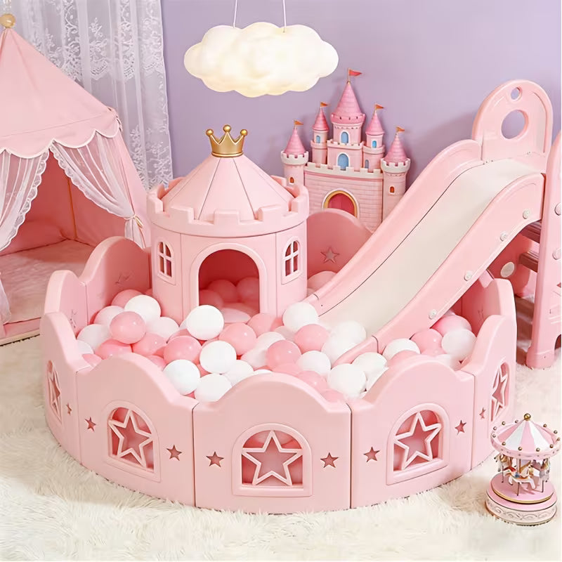 500-Piece Girls' Pink Two-color Ocean Balls