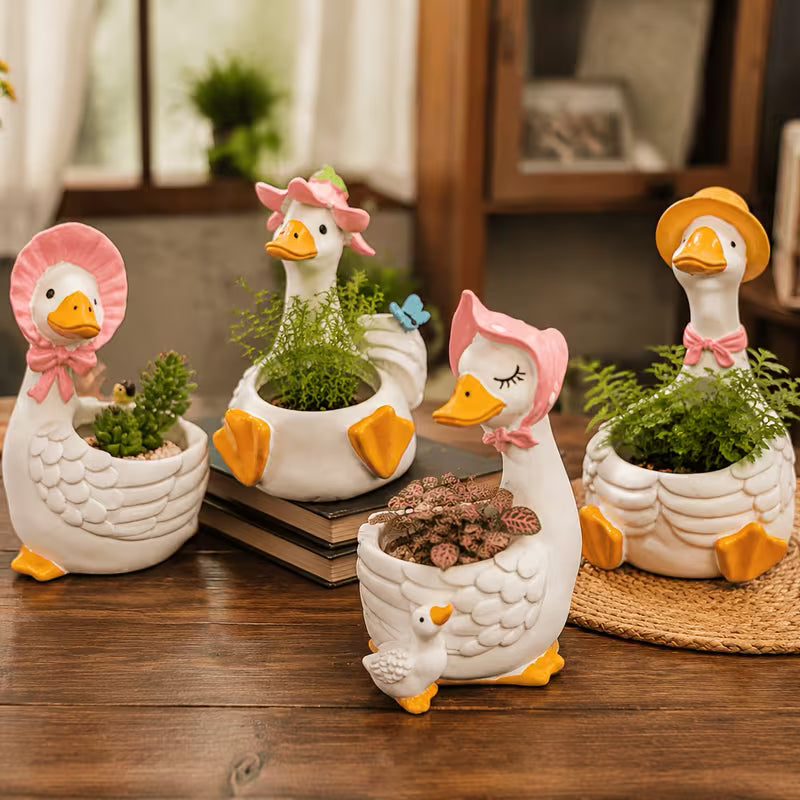 1pc Animal-shaped Flower Pots Are Ideal Decorations for Backyard Flower Beds, Balcony