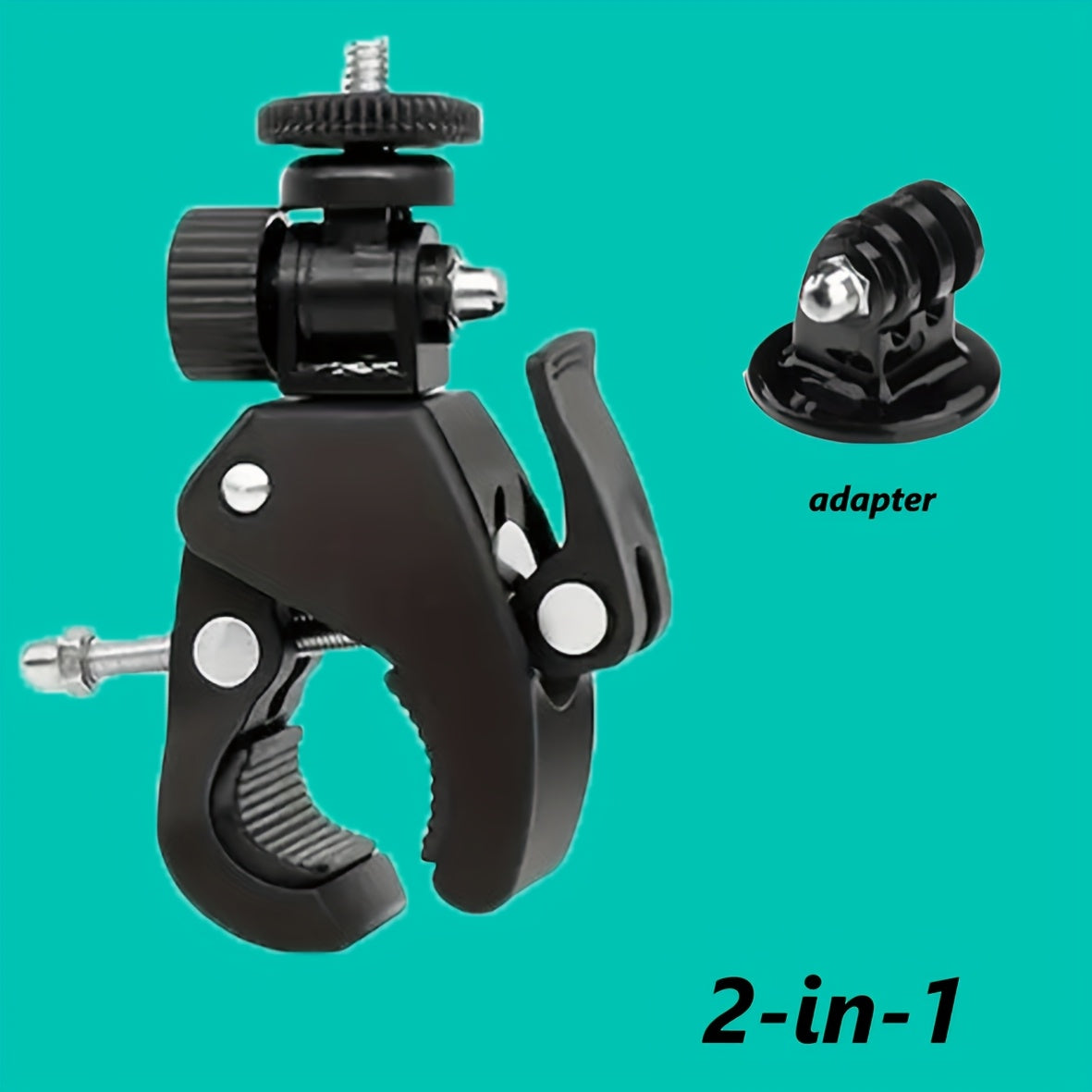 Camera Super Clamp with 1/4"- 20 Threaded Head