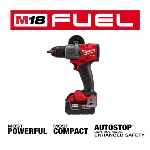 Milwaukee M18 FUEL™ 1/2" Brushless Cordless Drill/Driver Kit