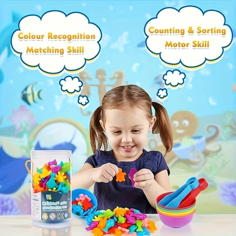 Animal Marine Creature & Zoo Animal Counting & Sorting Learning Set