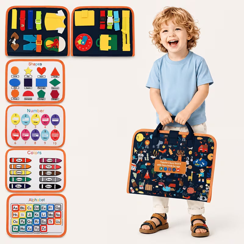 Toddler Learning Activities Busy Board Toys Sensory Toys
