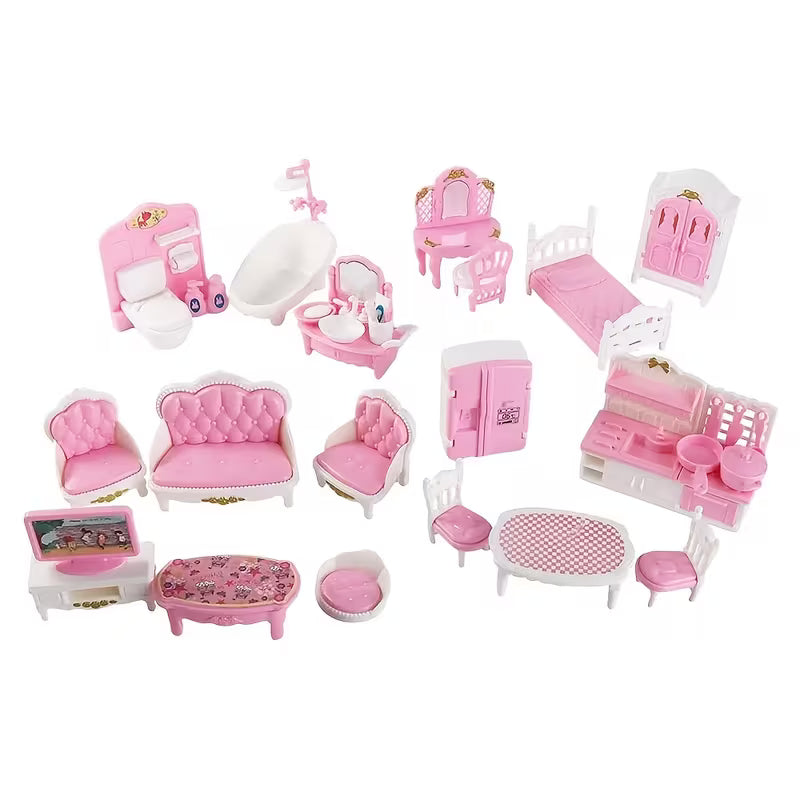 36-Piece Mini Dollhouse Set • Mini Kitchen