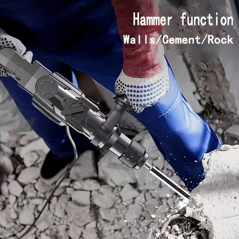 1100w, 1023.62inch, 3 Drill Bits Three-purpose Multi-functional High-power Heavy-duty Wall Removal