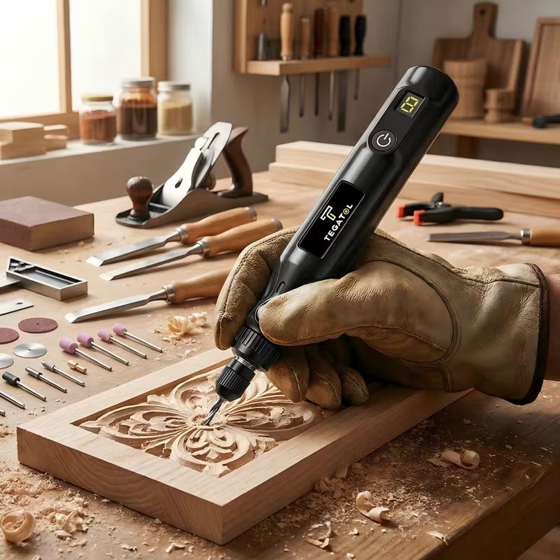 Mini Cordless Rotary Tool Set 3.7V USB Charging Multifunctional Tool, Suitable for Grinding
