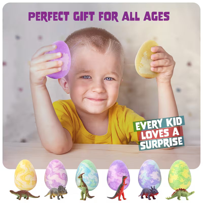Dinosaur Egg Bath Bombs for Kids