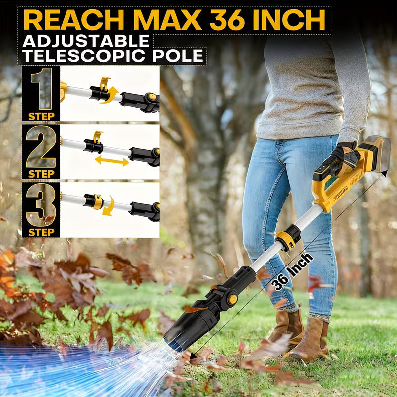 Multi-Functional Cordless Handheld Electric Leaf Blower, Works with DW 20V Battery