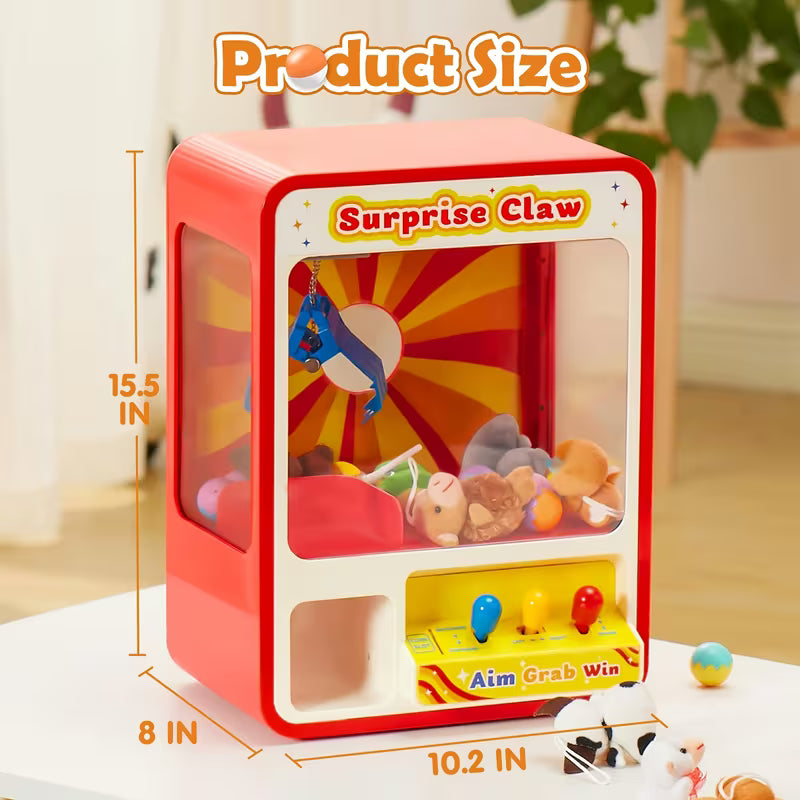 Mini Vending Machine Toy with LED Illumination and Adjustable Sound