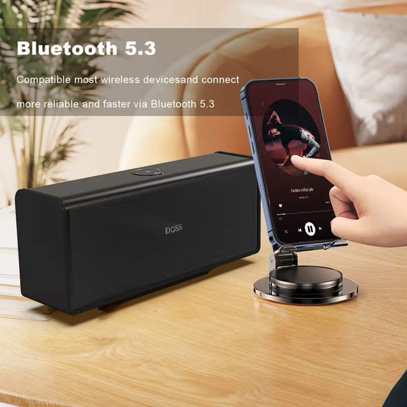 DOSS 80W Wireless for home Speaker 5.3, Exceptional Sound