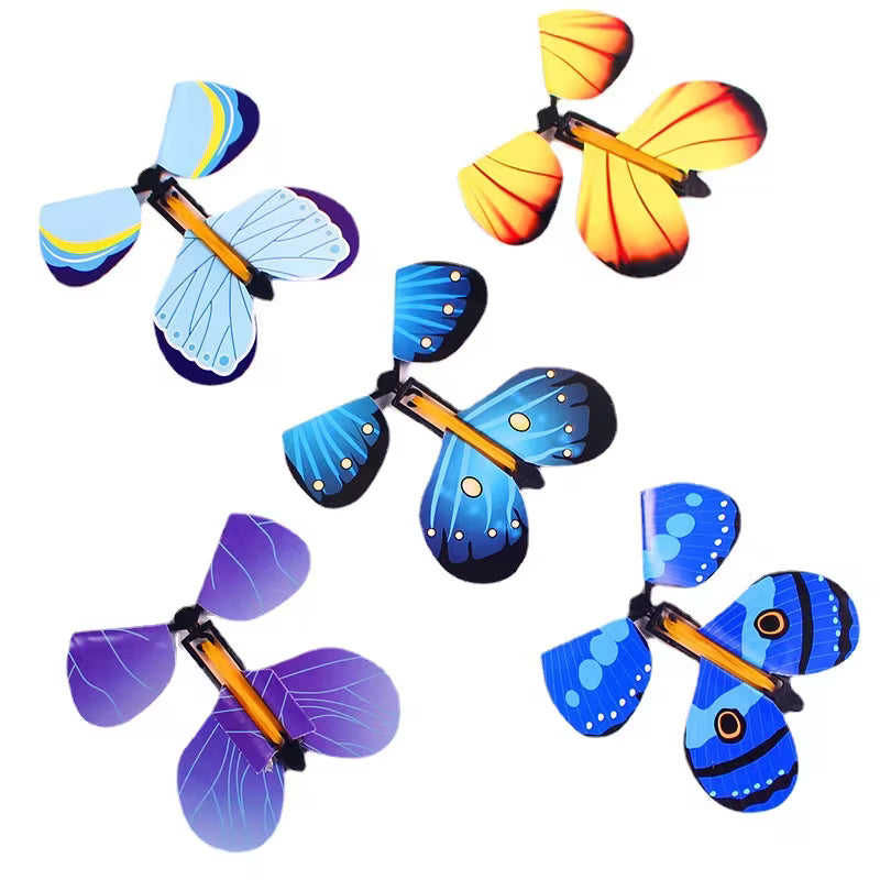 12-Piece Flying Butterfly Toys for Kids Plastic
