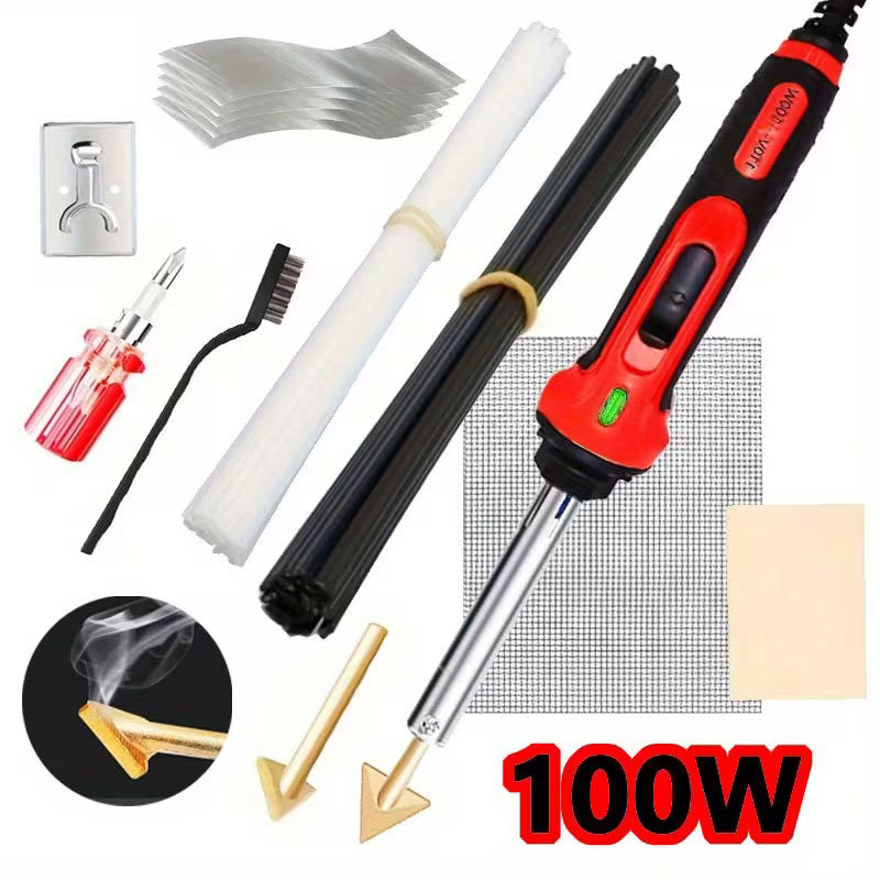 2-In-1 Plastic Welding Kit 100W Plastic Welding Repair Kit 3-Speed